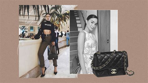 celebrities carrying chanel flap 2018|Celebrities Wearing Classic Chanel Fla.